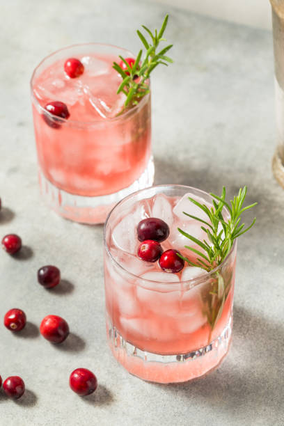 istock Boozy Cold Cranberry Christmas Punch Cocktail 2195549944