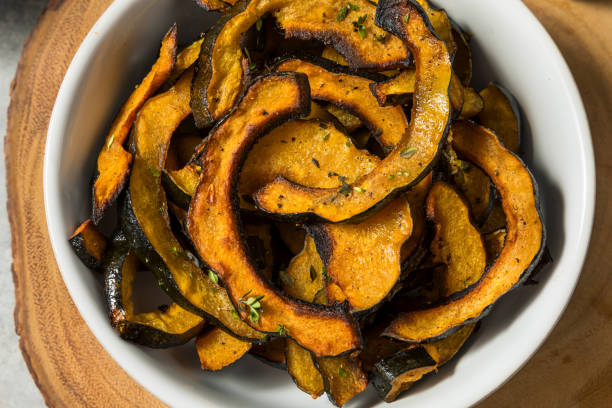 istock Homemade Autumn Roasted Acorn Squash 2195551135