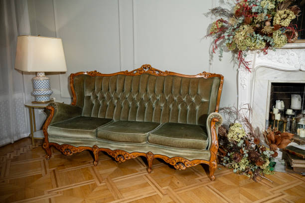 istock living room with beautiful antique sofa 2195552099