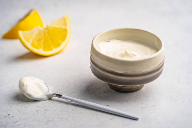 istock Bowl of tasty sour cream 2195555435