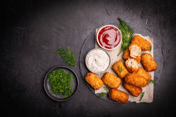 istock Delicious Potato Croquettes 2195555581