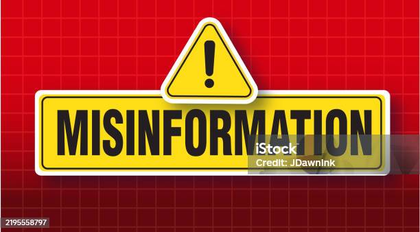 Sample Informacast Alert Graphics Misinformation Alert Concept Web Banner Template Background Design With ...