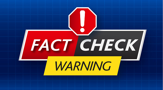 Sample Informacast Alert Graphics Fact Check Warning Alert Concept Web Banner Template Background Design ...