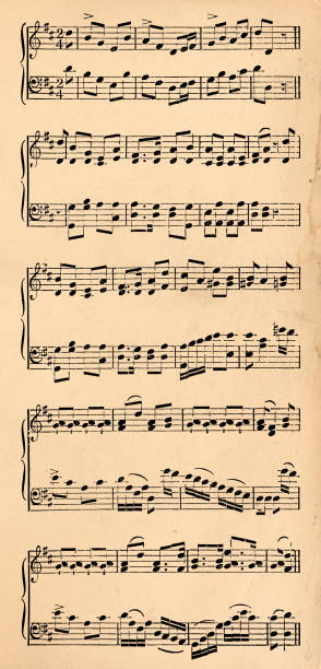 istock The Song of the Clock Sheet Music - 19th Century 2195558957