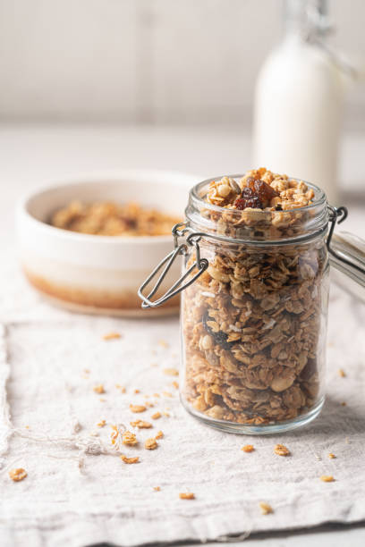 istock Delicious homemade granola 2195559093