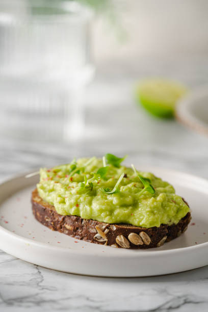 istock Healthy avocado toasts 2195559102