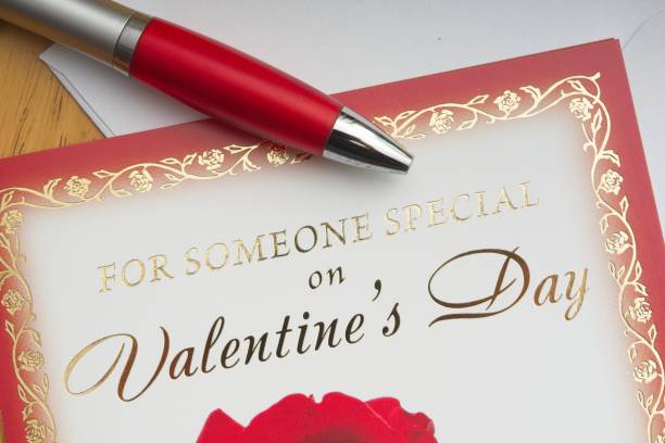 istock Ready to wright a Valentine's Day card to someone special 2195564232