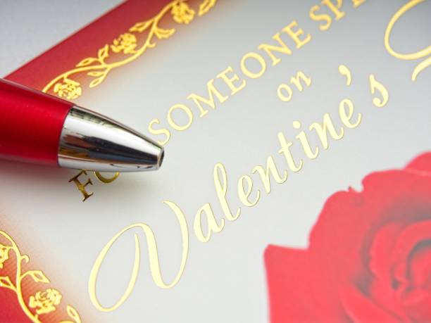 istock Ready to wright a Valentine's Day card to someone special 2195564404