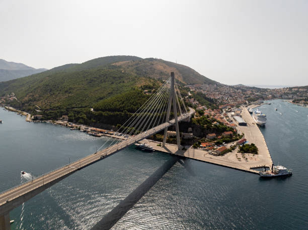 istock Franjo Tudjman Bridge - Croatia 2195565091
