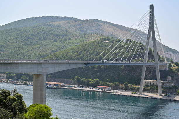 istock Franjo Tudjman Bridge - Croatia 2195565123