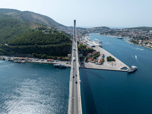 istock Franjo Tudjman Bridge - Croatia 2195565821