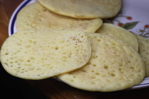 istock Baghrir Close Up, Traditional Moroccan Pancake 2195576761