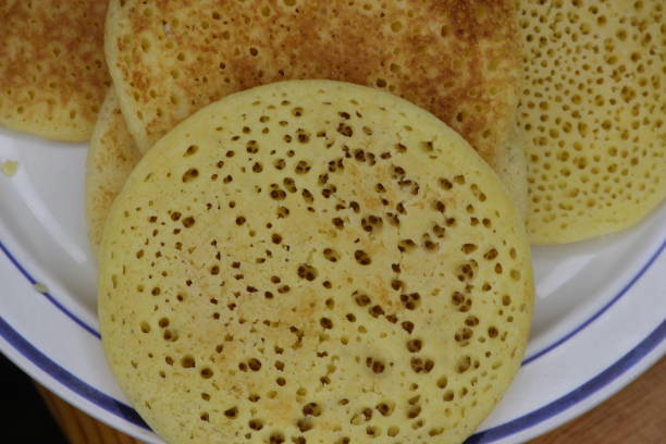 istock Baghrir Close Up, Traditional Moroccan Pancake 2195576958