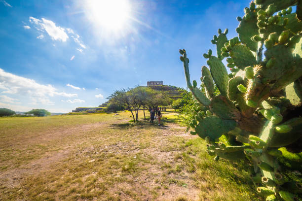 istock El Pueblito pyramid in Queretaro, surrounded by green vegetation 2195582818