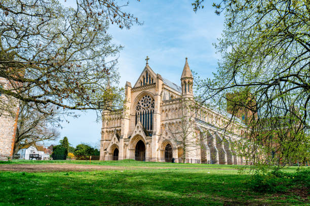 istock St albans cathedral standing majestically in verulamium park in springtime 2195588144