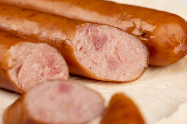 istock fried pork sausages on a wheat tortilla 2195588636