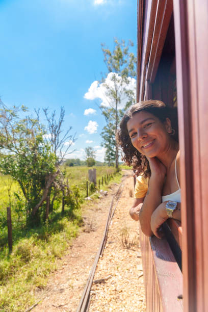 istock Woman traveling by train in Brazil 2195590895