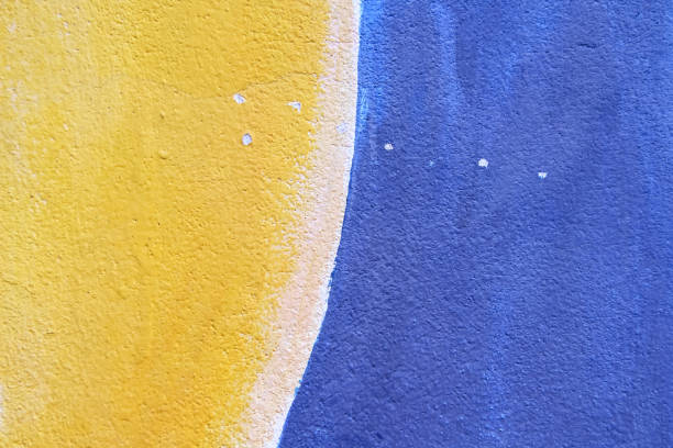 Paint stains on the wall