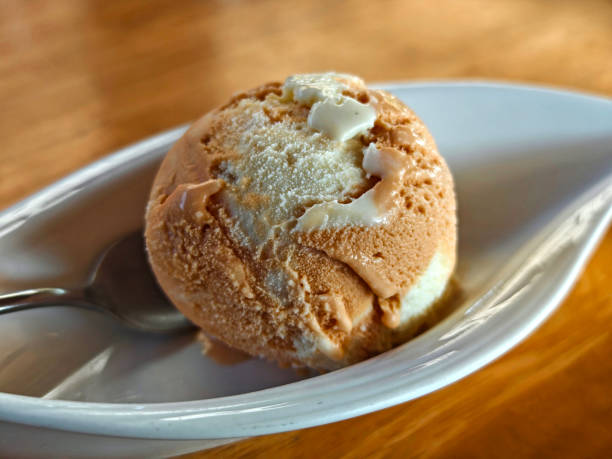 istock Ice cream and vanilla and Thai tea 2195608534