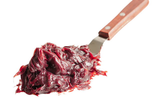 istock Red excellent water resistance synthetic lithium complex grease for moving path and machinery lubrication for automotive and industrial. 2195612575