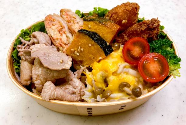 istock A traditional Korean dosirak, beautifully arranged with rice, assorted banchan, and savory proteins. Balanced and visually inviting, it’s a portable meal packed with vibrant flavors. 2195612934