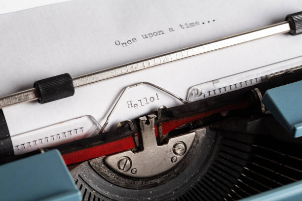 istock Hello! word written on an old typewriter machine on a white paper 2195617694