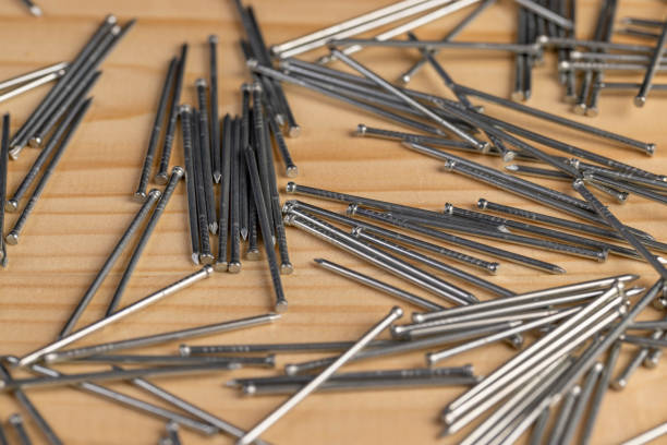 small galvanized nails for decorative work, nails for finishing work and decorations