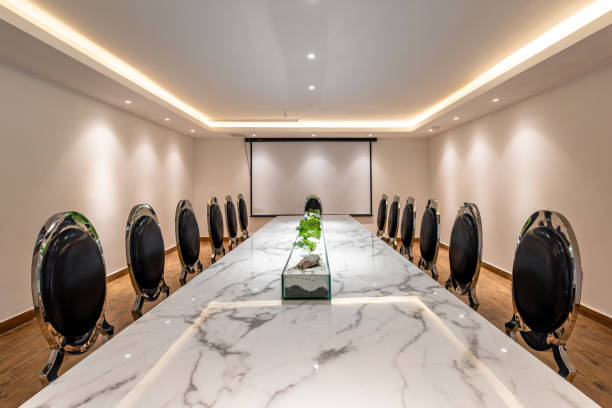 3d rendering seminar executive room in hotel