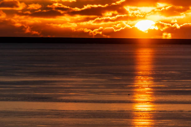 istock Golden hour along iceland's south coast 2195633988