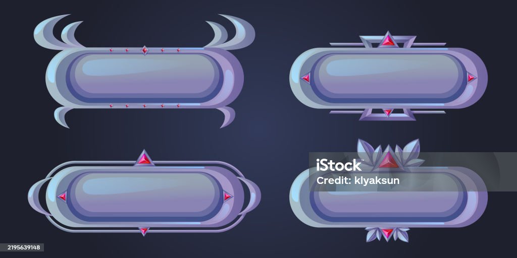 Game Button Magic Set Stock Illustration - Download Image Now - Ancient ...
