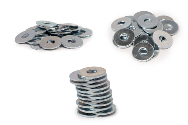 istock Metal washer isolated on a white background. 2195642492