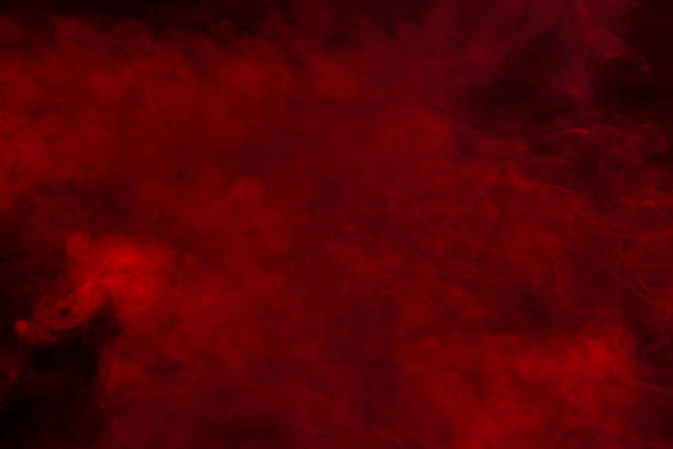 istock Red steam on a black background. 2195642526