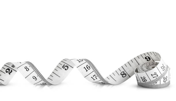 istock white measuring tape with black numbers is isolated on a white background 2195648326