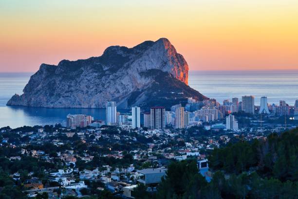istock Panorama view of Calpe town, Spain 2195650449