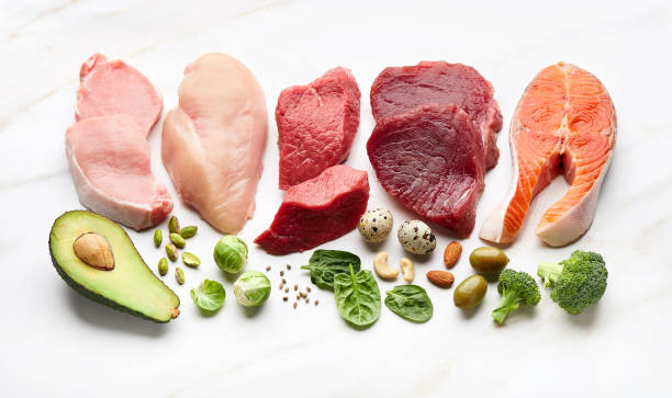 istock Keto diet food ingredients. Ketogenic diet menu 2195651215