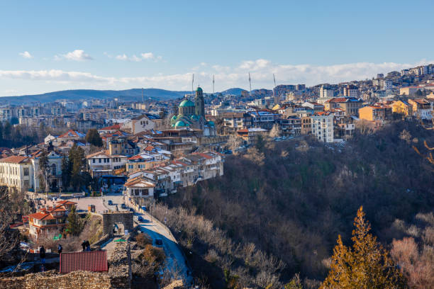 istock Veliko Tarnovo town on a hill 2195654962