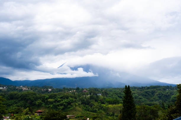 Scenic view of Buyan Lake on Bali island, Indonesia
