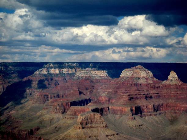 istock Grand Canyon View with Cloudy Sky as Storm Gathers (Arizona, USA) 2195665342