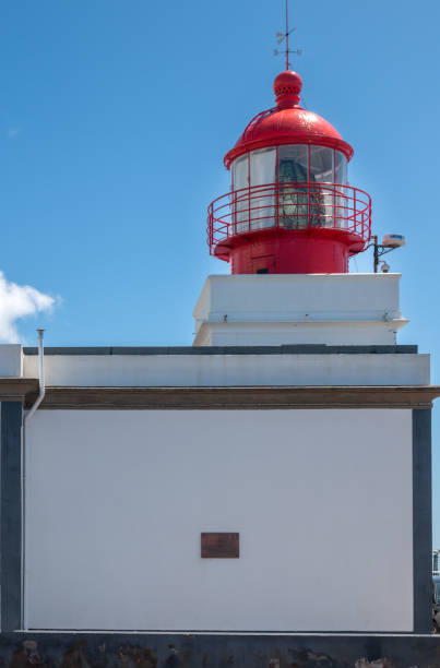 istock White-red lighthouse, Ponta do Pargo, Madeira 2195667371