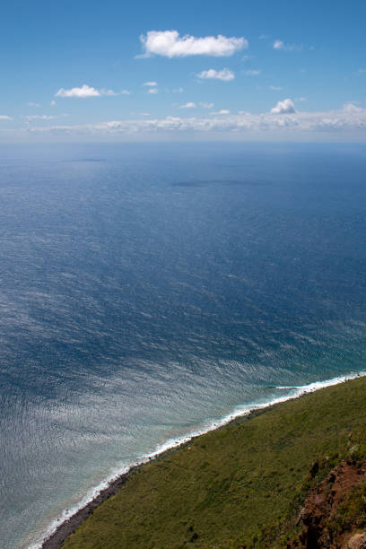 Table Mountain national park cliffs, along the Atlantic Ocean, Cape Town, South Africa.