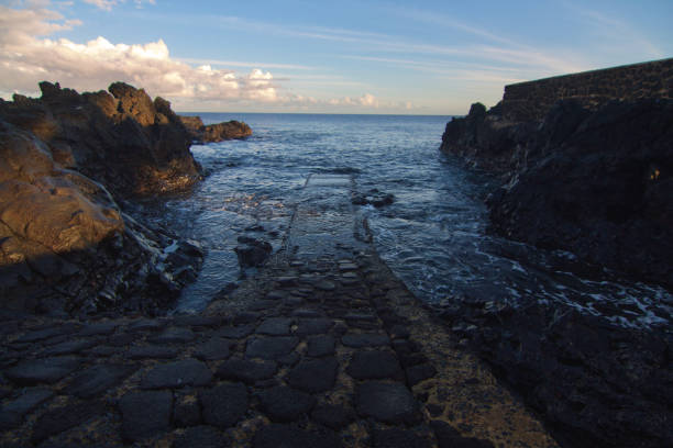 istock Foot bridge near seashore at moroni Island in Comores 2195677448