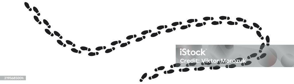 Step Footprints Paths Footstep Prints And Shoe Steps Shoe Tread ...
