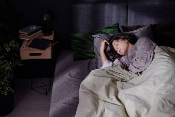 istock Tired Woman in Bed 2195685275