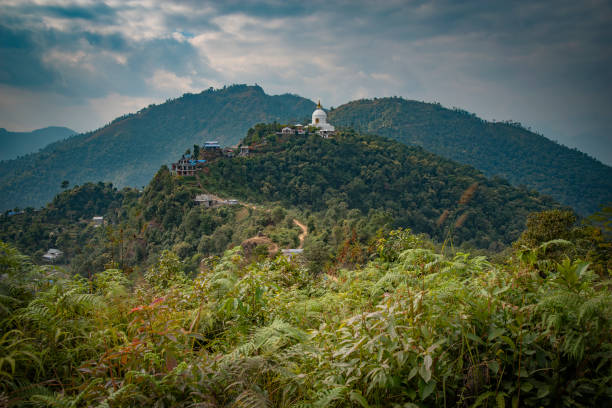 istock Buddhist Peace Pagoda in Pokhara. Nepal. Himalayas 2195686515