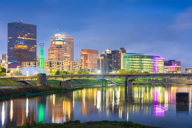 istock Dayton, Ohio, USA Skyline on the Great Miami River 2195690130