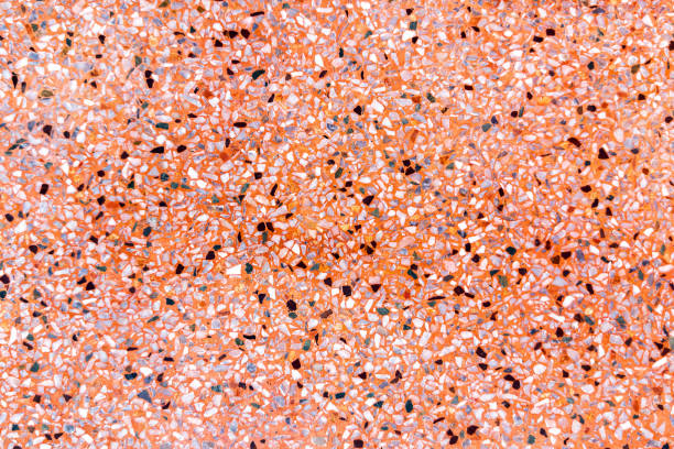 istock Italian decor mosaic terrazzo natural red granite stone, colorful texture marble chips pattern, flooring texture or wall decoration surface abstract background. 2195699781