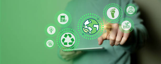 istock Concept of ecological innovation and climate action, net zero emissions. 2195702578