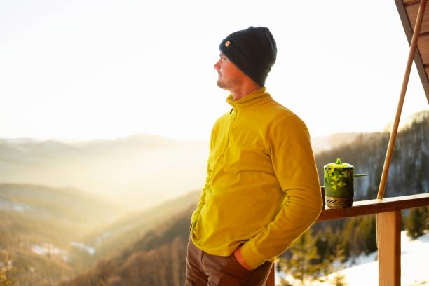 istock Young Man Enjoying the Mountain View 2195704831