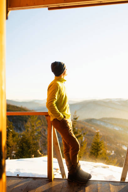istock a young Man Enjoying a Stunning Mountain Sunset 2195705314