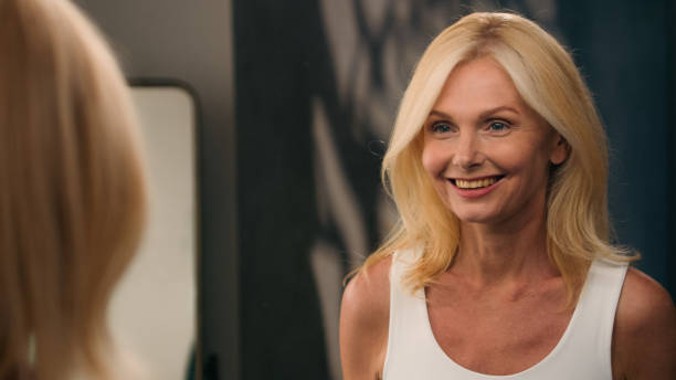 istock Mature Female Beauty at Home 2195706540
